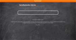 Desktop Screenshot of korinthenkacker-club.de